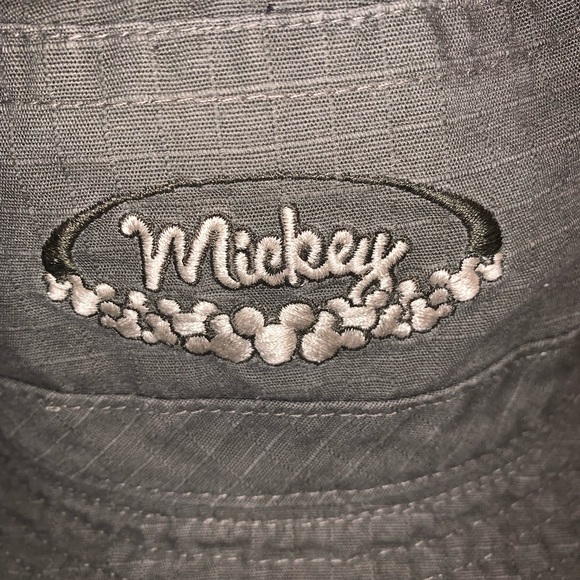 Disney Mickey Mouse Reversible Bucket Beach Hawaiian Hat Vintage Y2K 90s - Picture 4 of 6